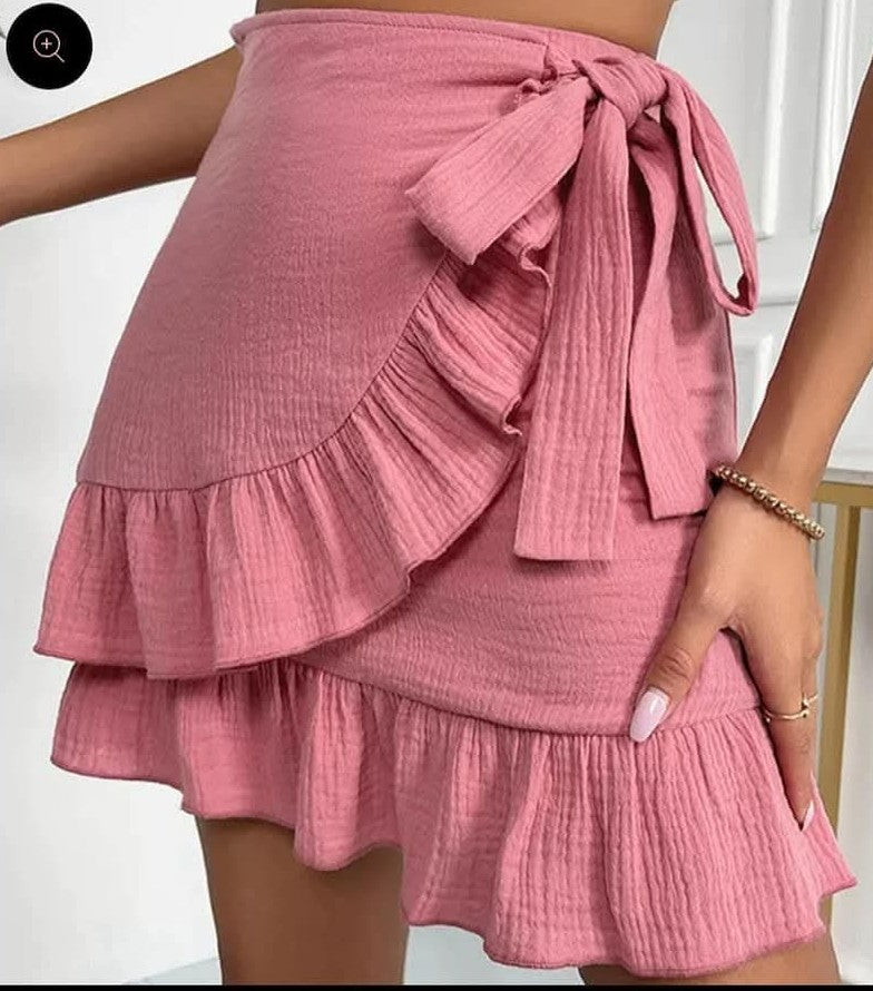 Pink Mini Skirt
