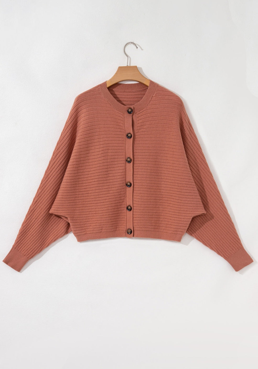 Apricot Button Front Cardigan