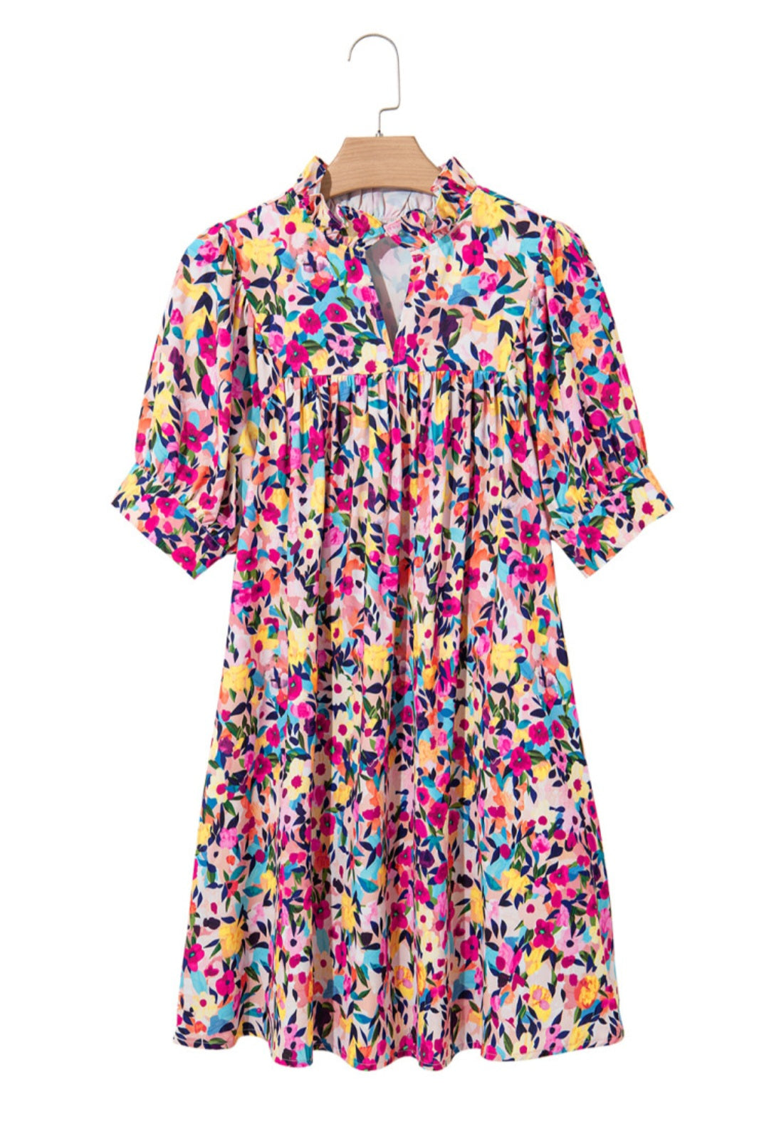 Multi Colored Floral Dress