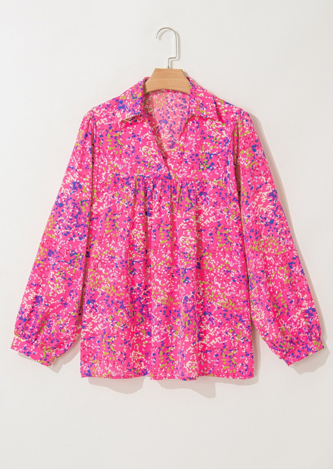 Pink Multi Color Blouse