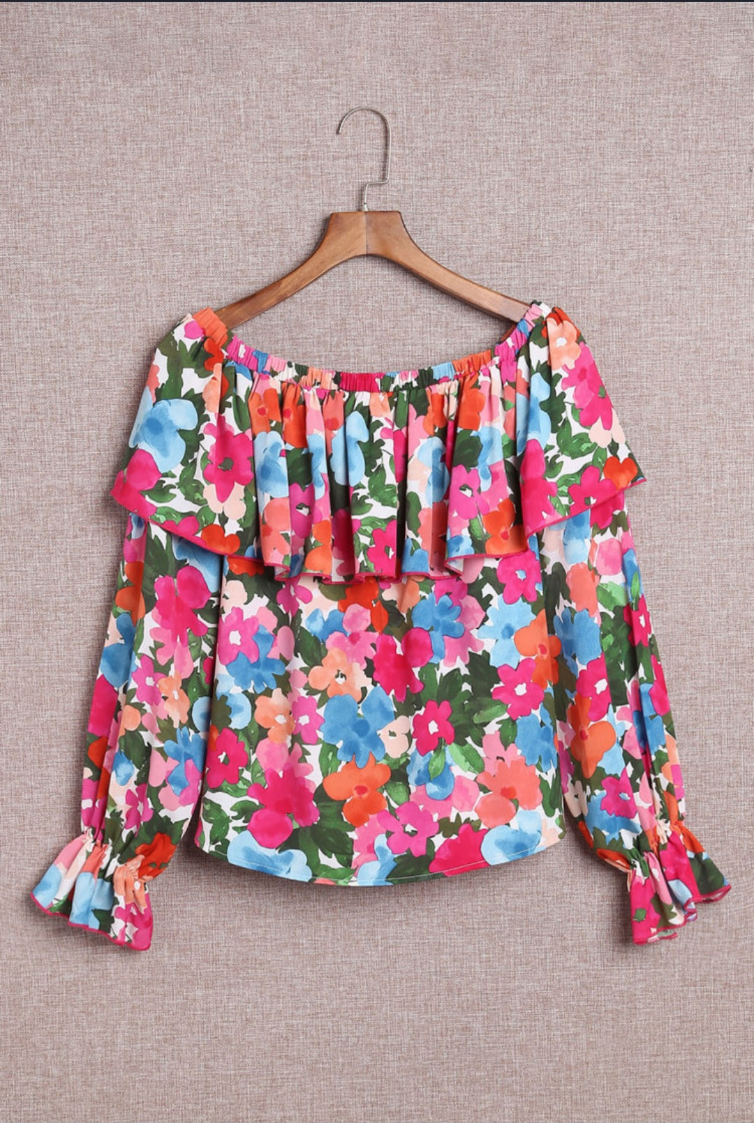 Floral Off Shoulder Blouse