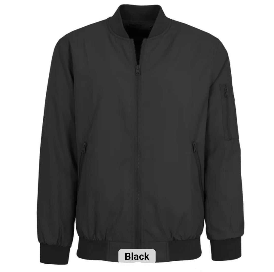 Canvas Windproof Bomber Jacket