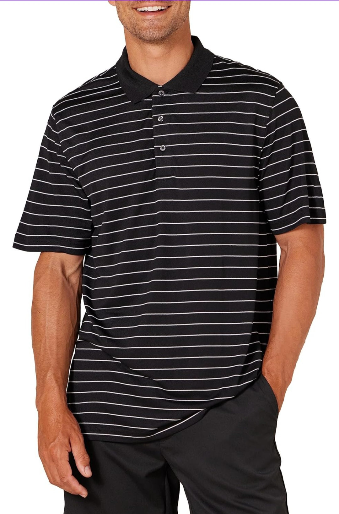 Stripe Men Polo