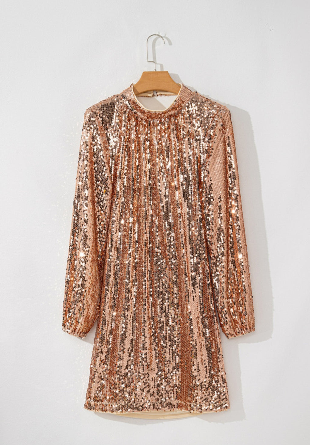 Gold Sequin Dress