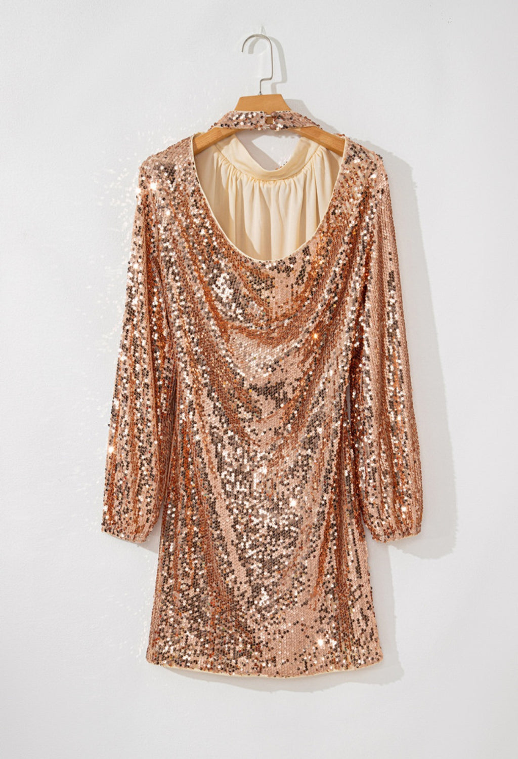 Gold Sequin Dress