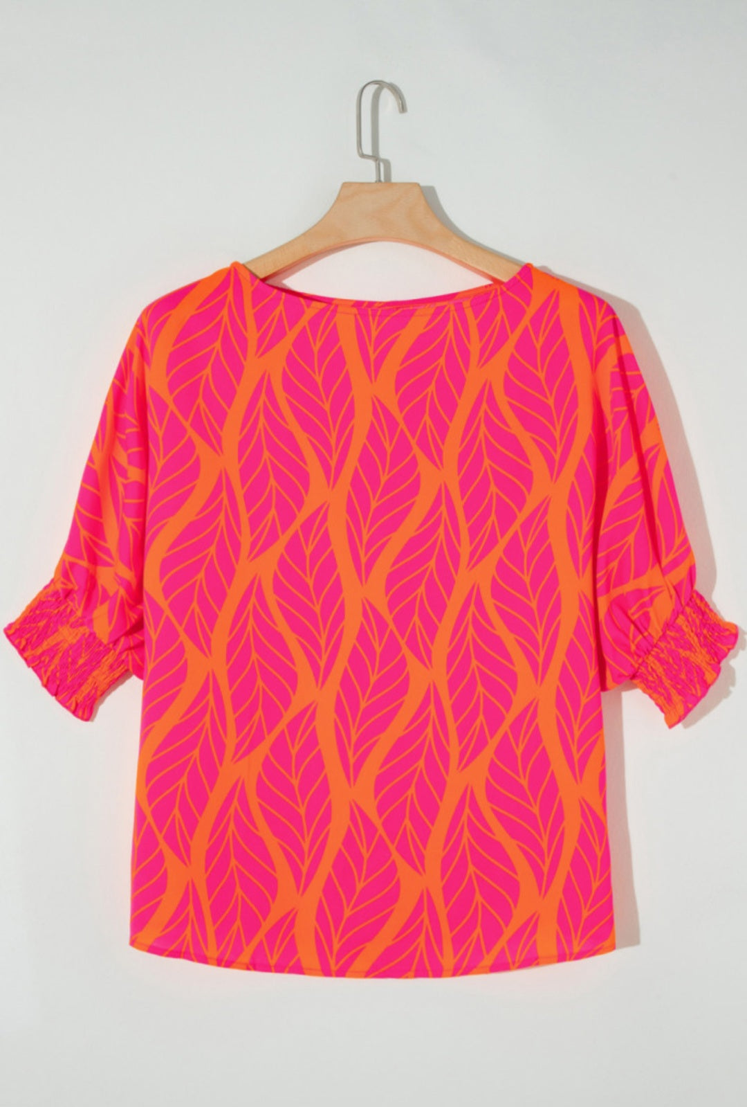 Neon Pink Blouse