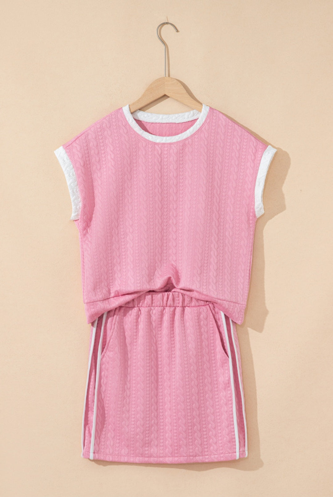 Pink Skirt Set