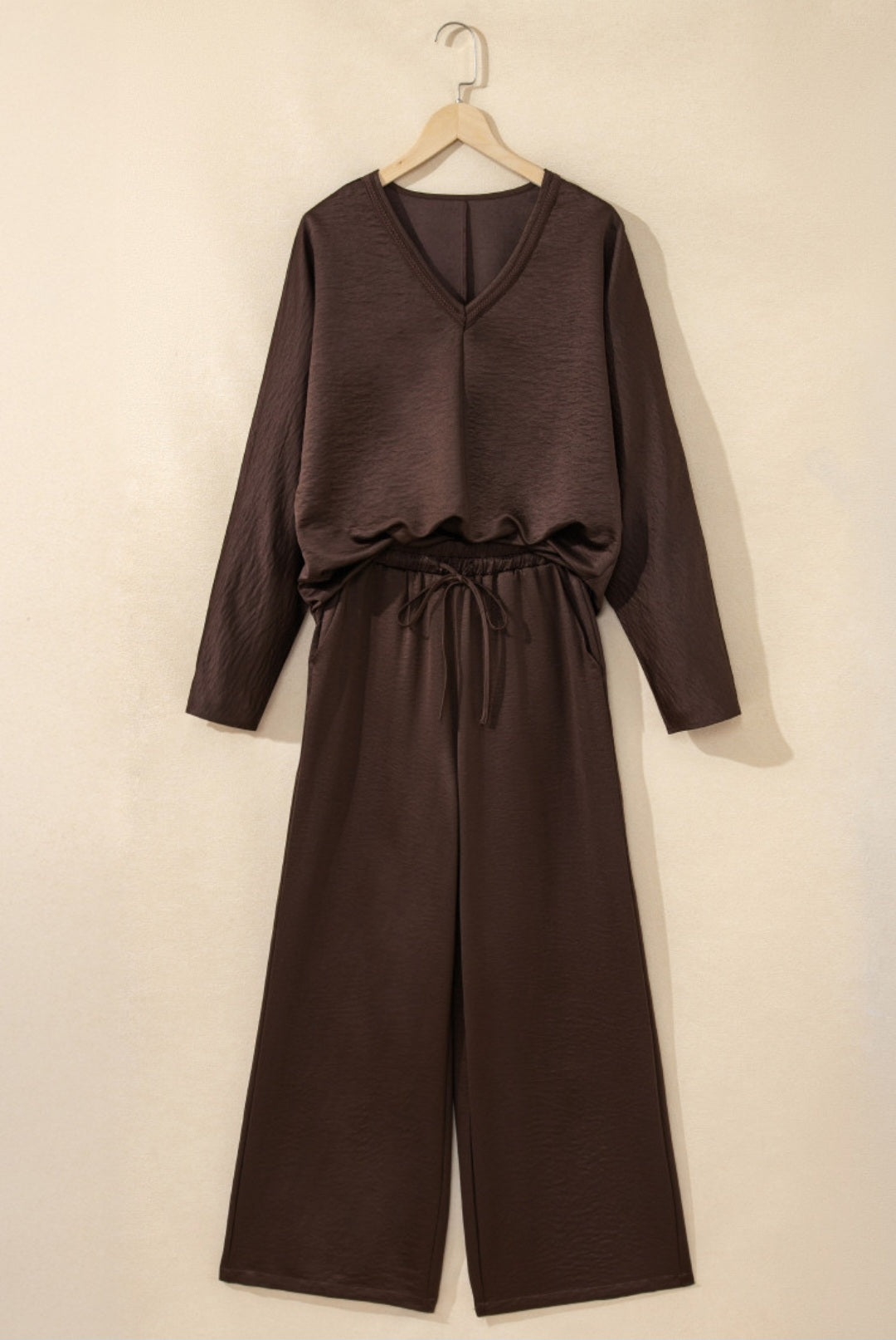 Brown Two Piece Set