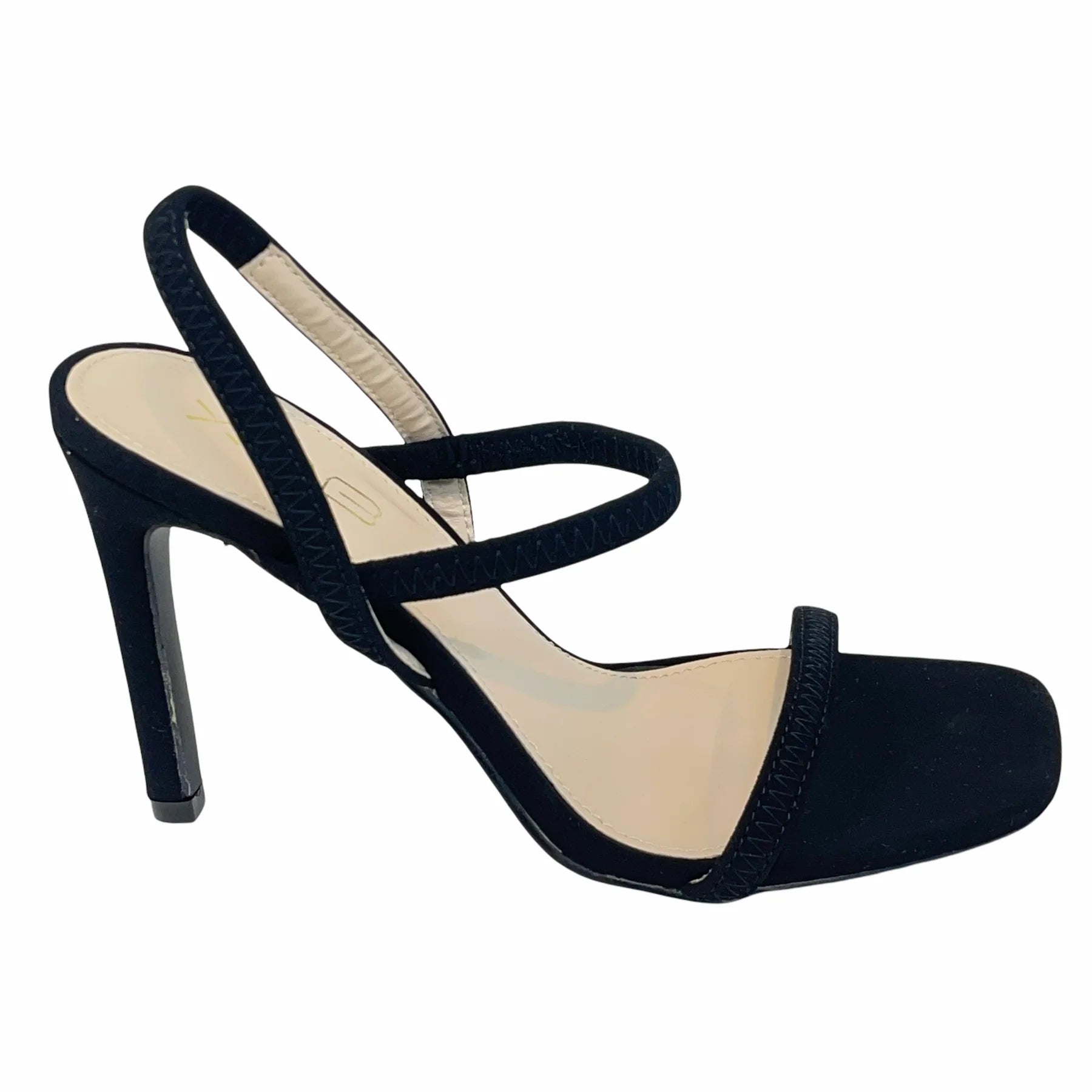 Black Heel w/ Strap back